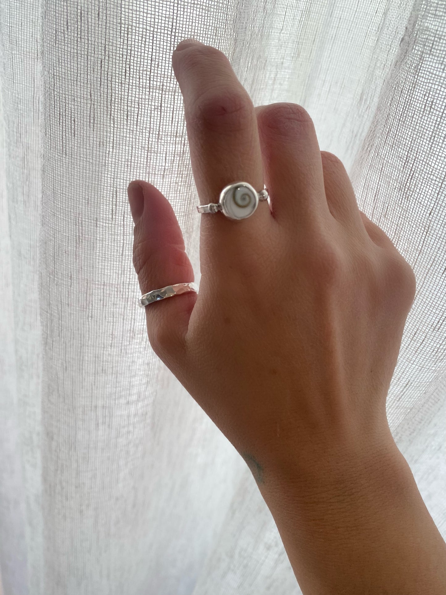 Bubble Shiva Shell Ring