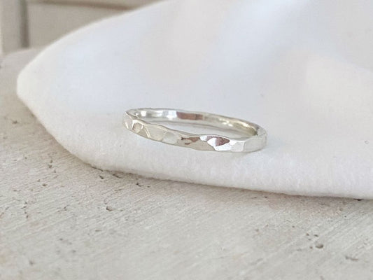 Hammered Fortune Ring