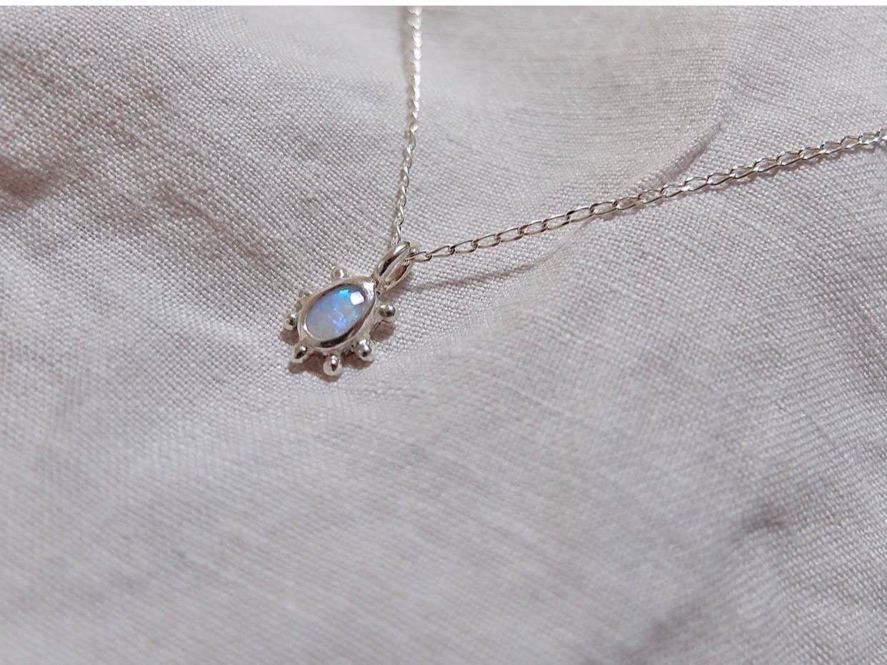 Opal Sun Necklace