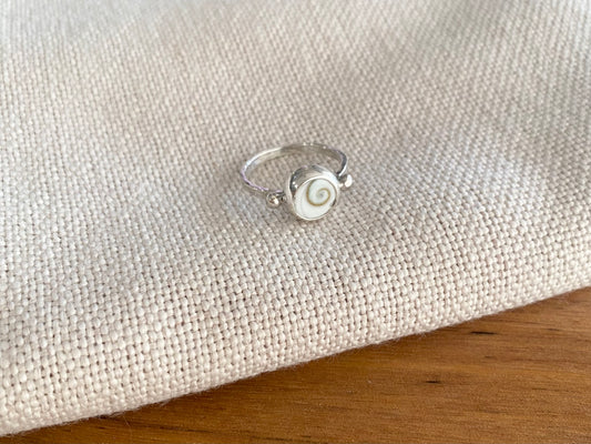 Bubble Shiva Shell Ring