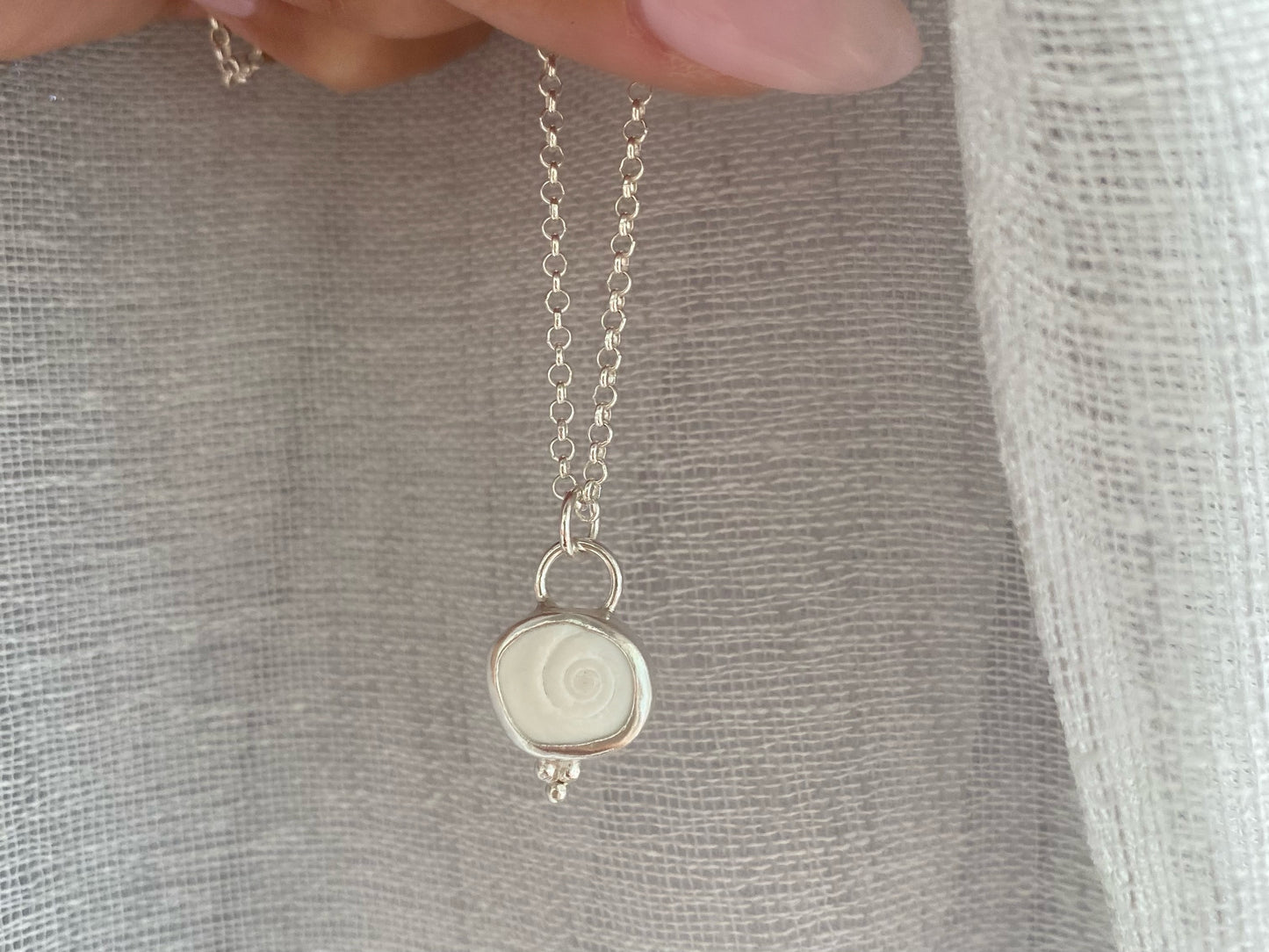 Operculum Shell Necklace