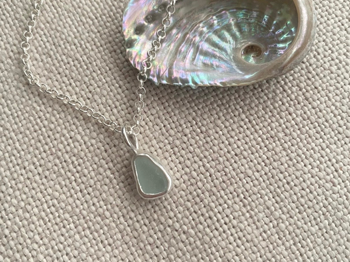 Sea Glass double sided necklace 3