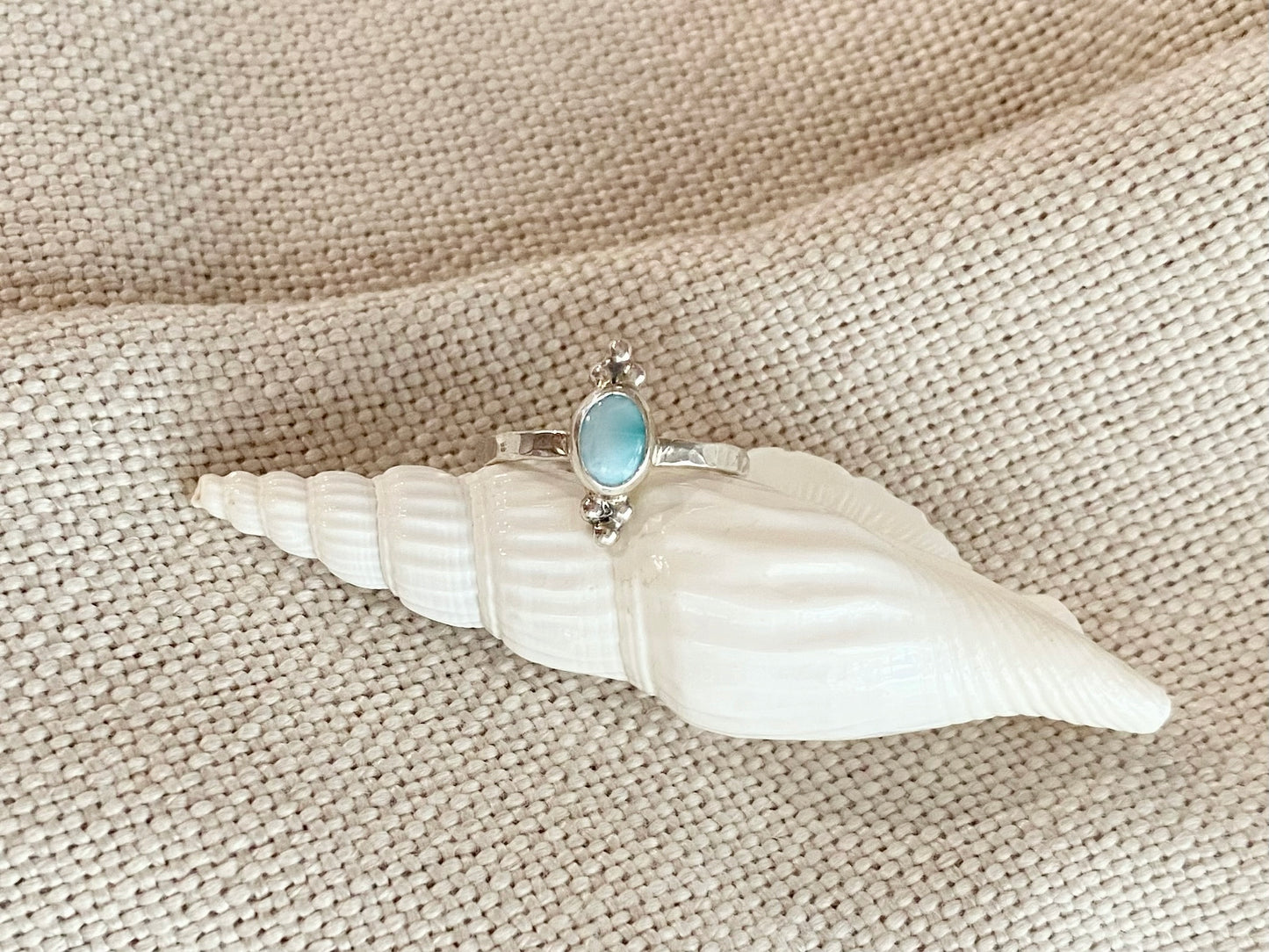 Larimar Sea Queen ring