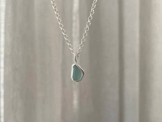 Sea Glass double sided necklace 2