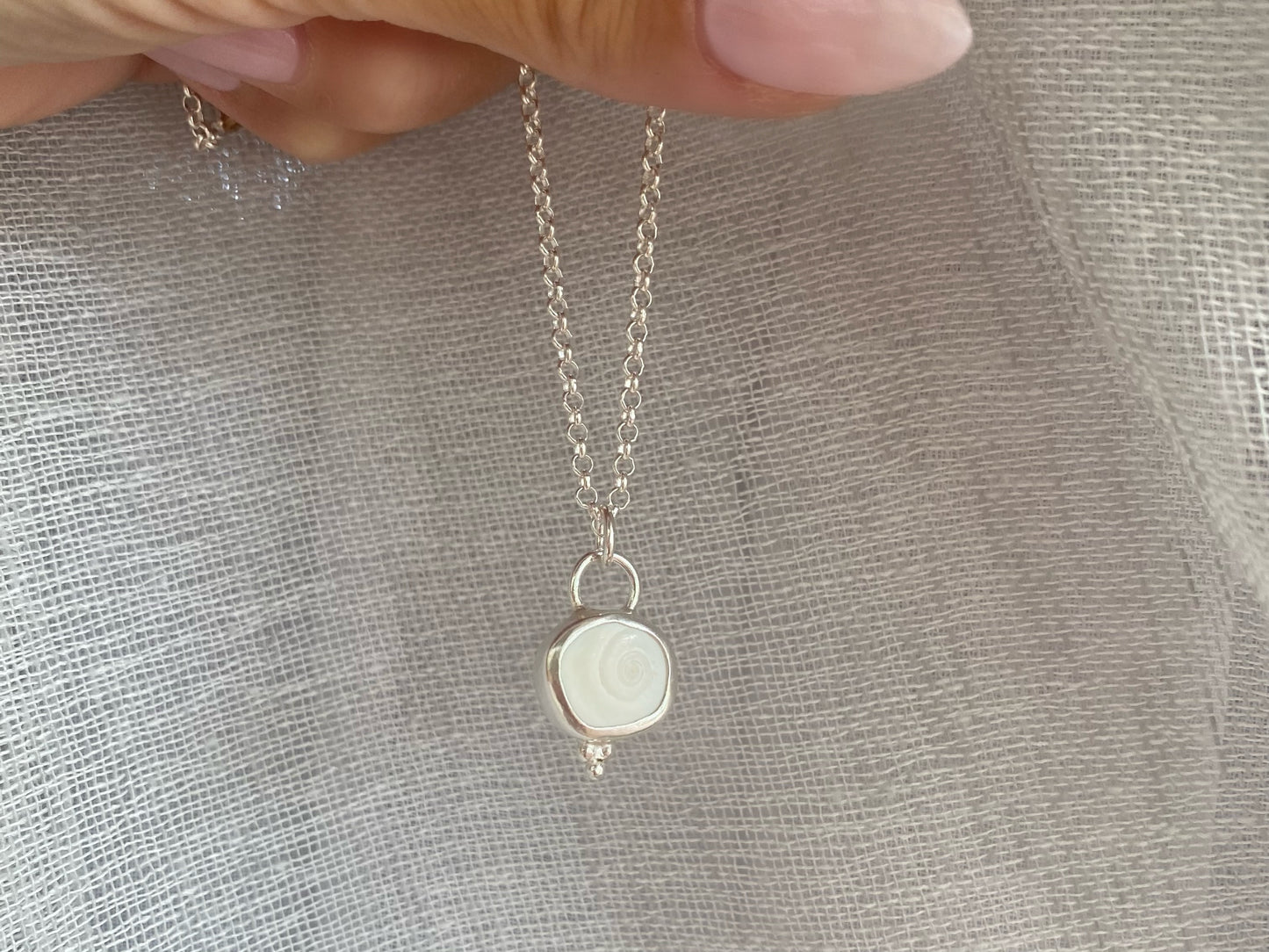 Operculum Shell Necklace