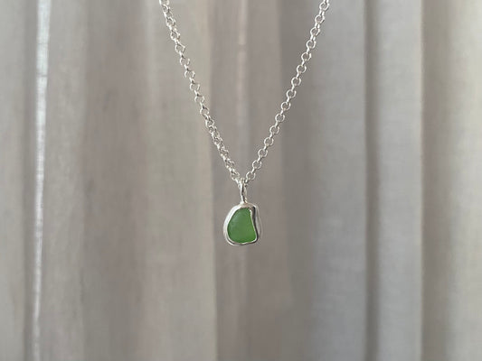 Sea Glass double sided necklace 1
