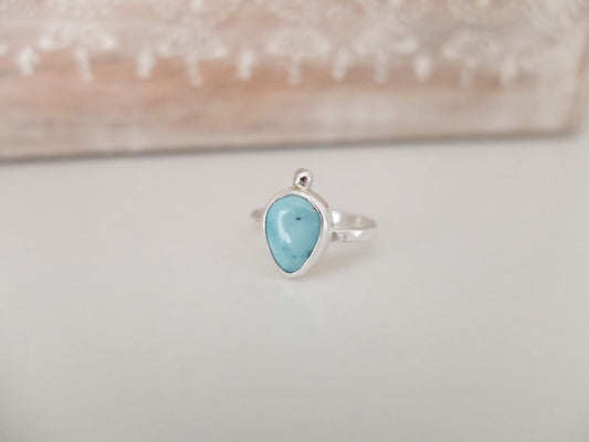 Ocean bubble turquoise ring